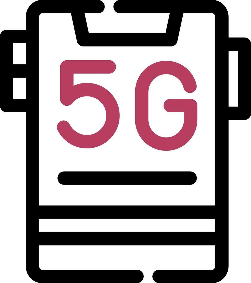 5G Creative Icon Design vector