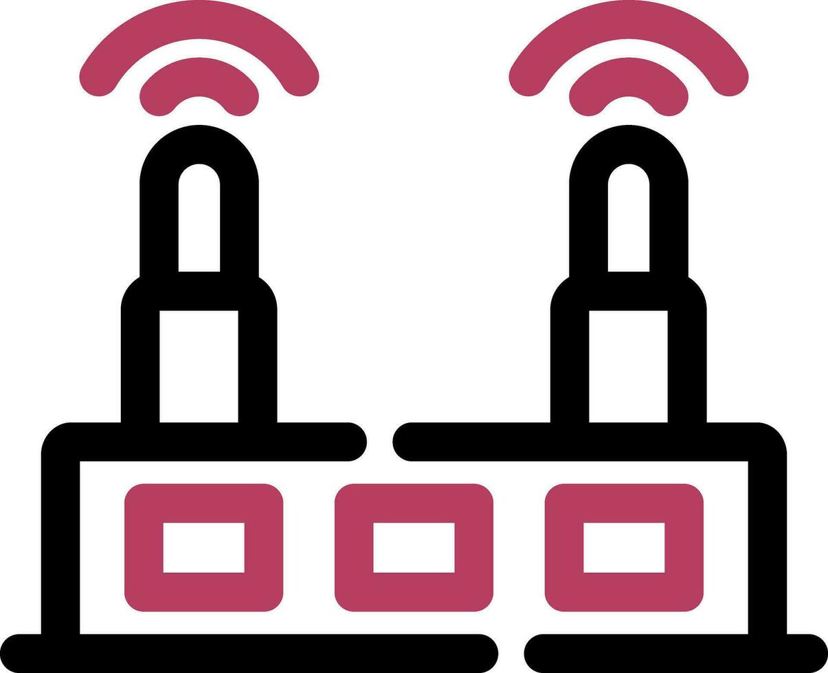 diseño de icono creativo de enrutador wifi vector