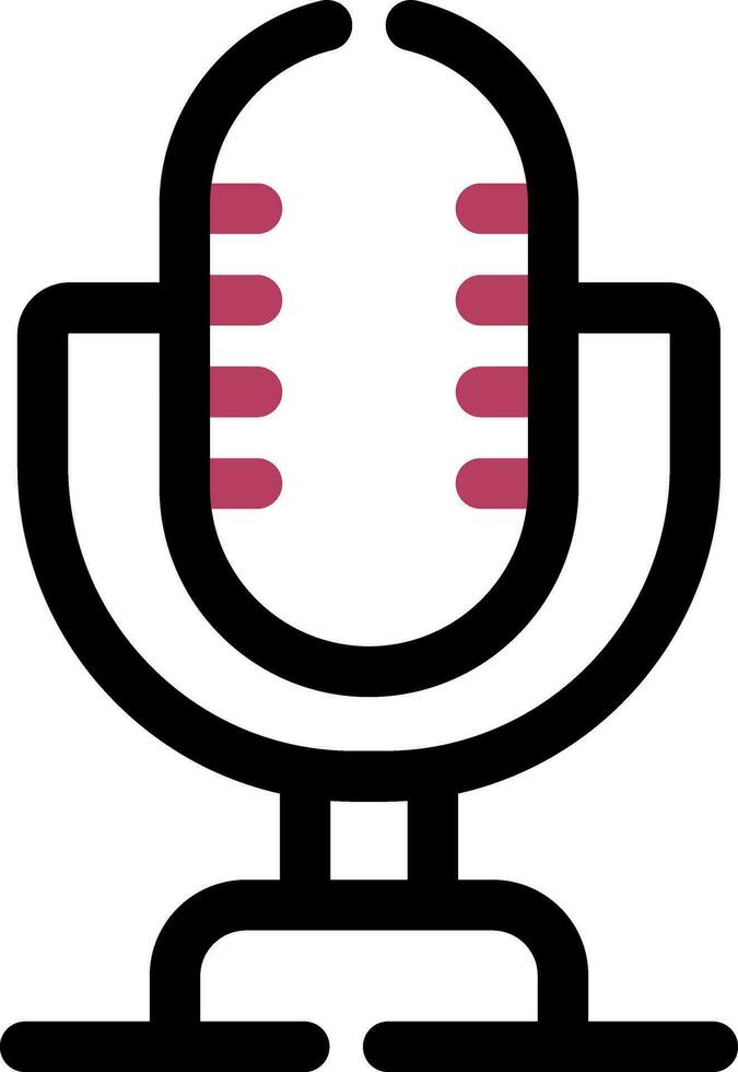 Microphone Creative Icon Design vector