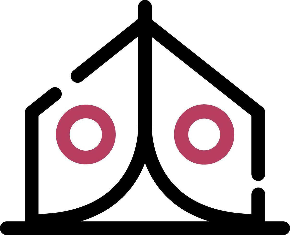 Tent Creative Icon Design vector
