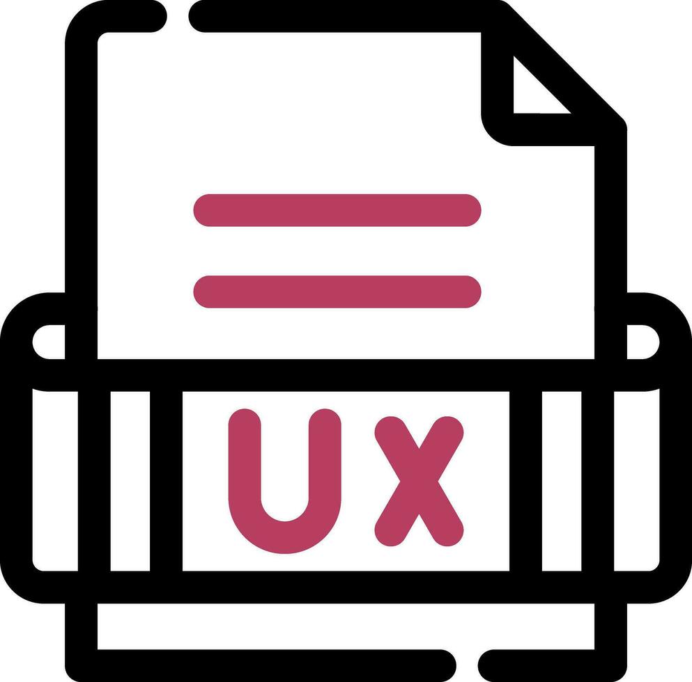 Ux Format Creative Icon Design vector