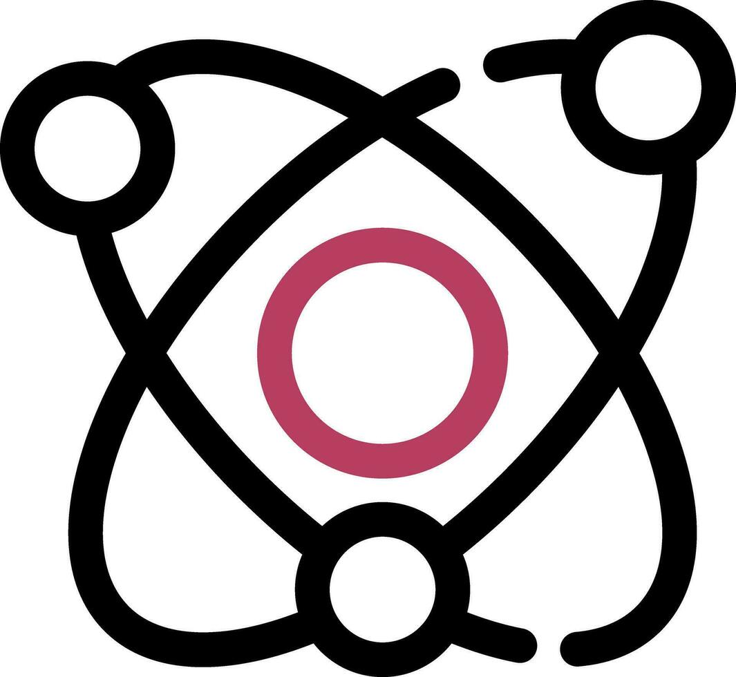 Atom Creative Icon Design vector