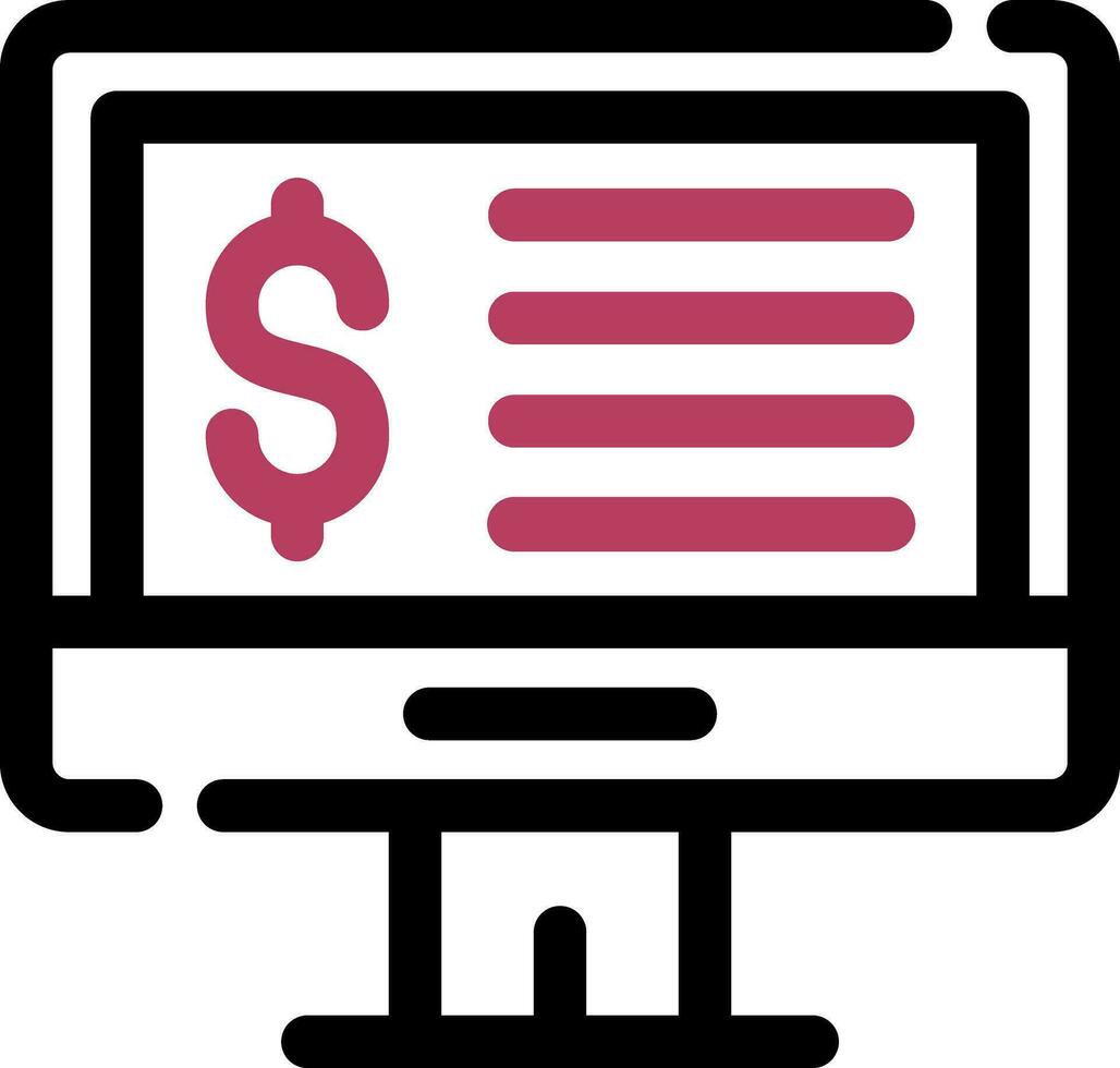 Online Donation Creative Icon Design vector