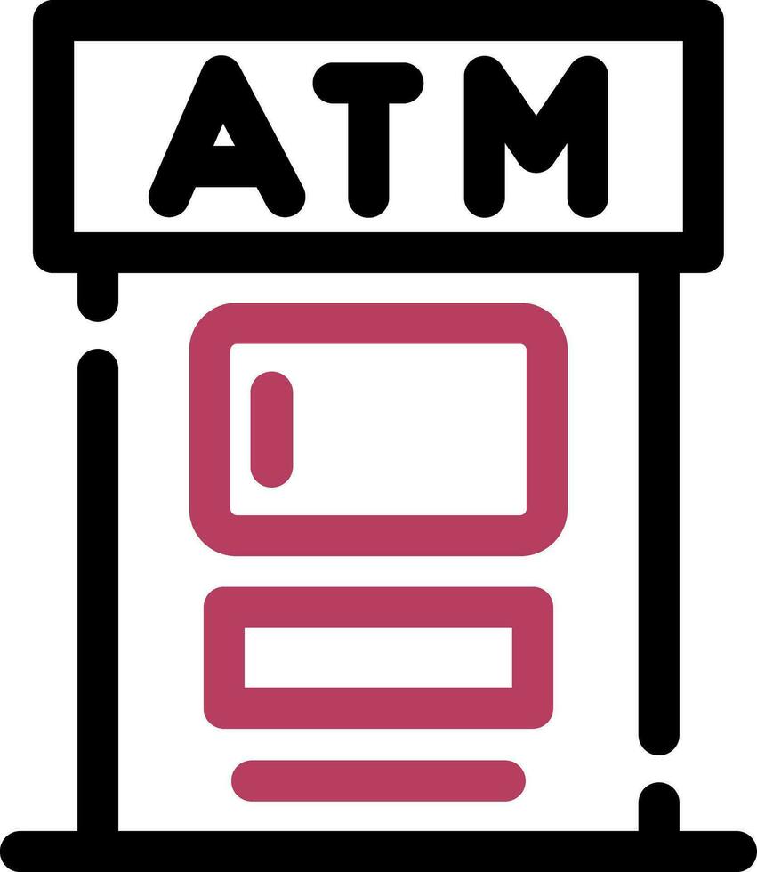 ATM Creative Icon Design vector
