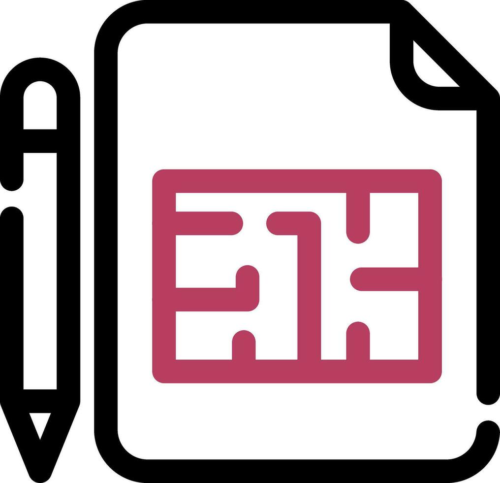 Blueprint Creative Icon Design vector