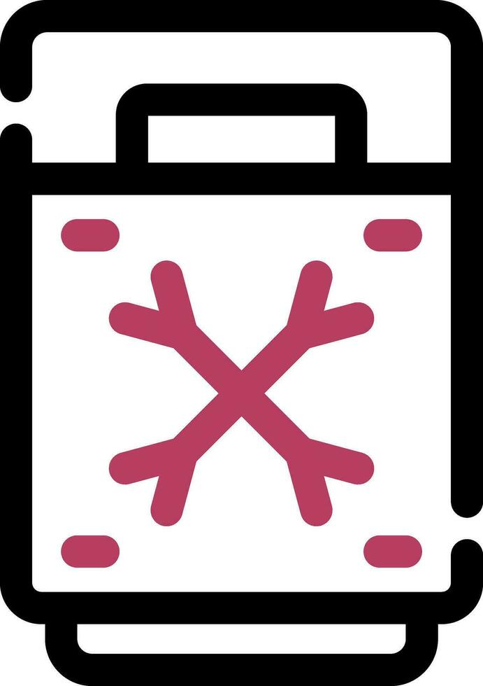 Freezer Creative Icon Design vector