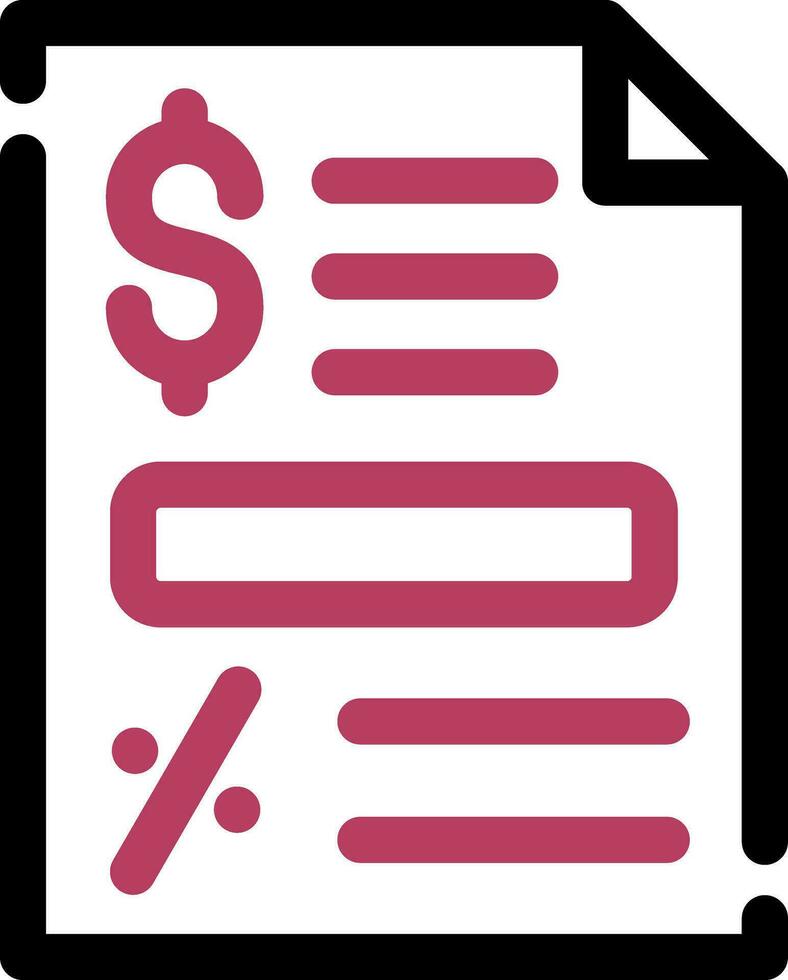 Bill Creative Icon Design vector