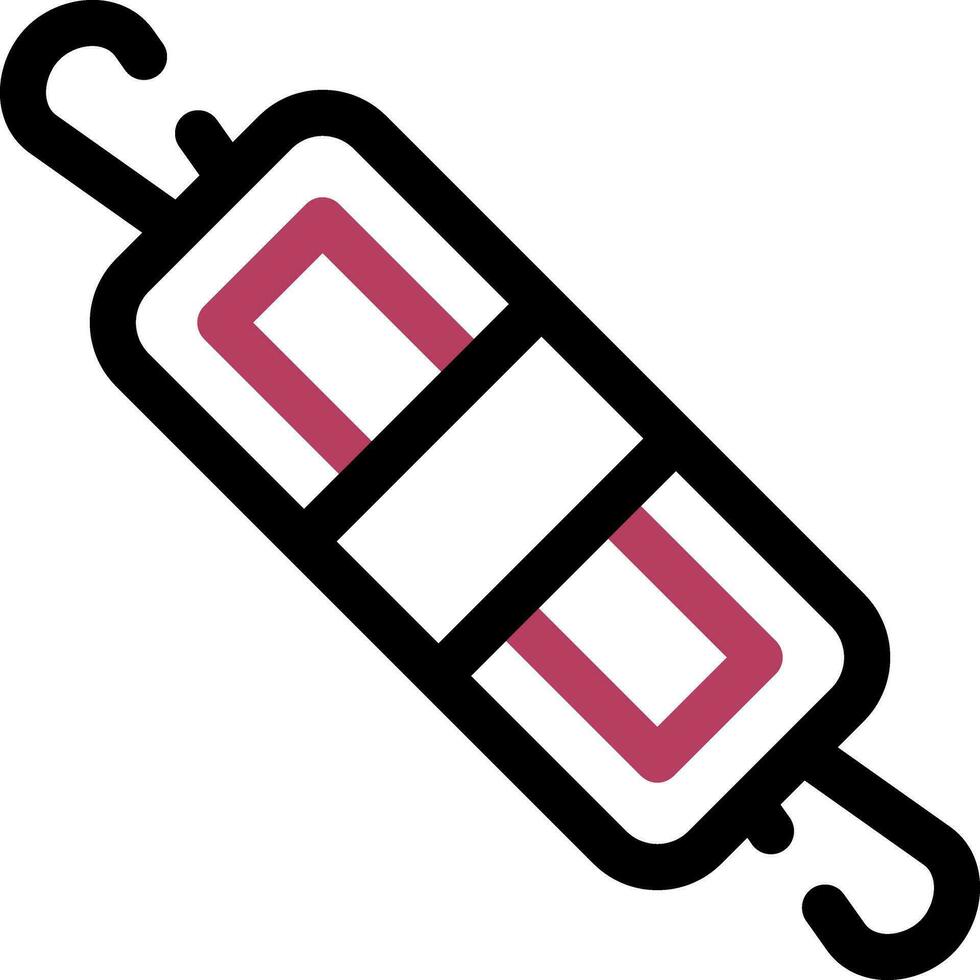 Rolling Pin Creative Icon Design vector