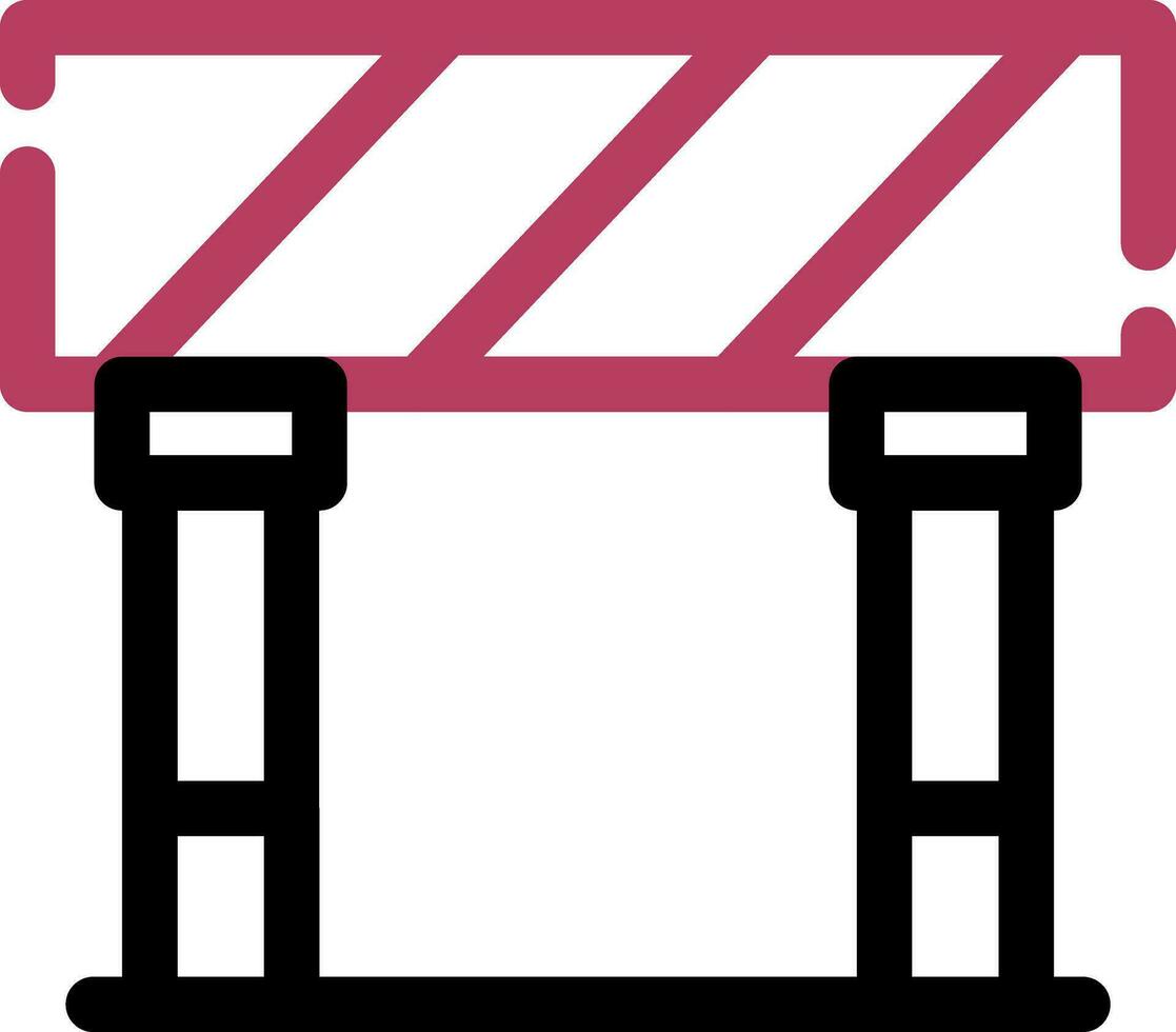 Barrier Creative Icon Design vector