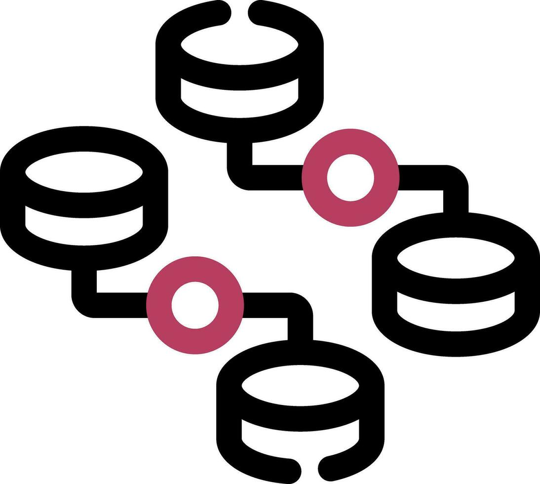Unstructured Data Creative Icon Design vector