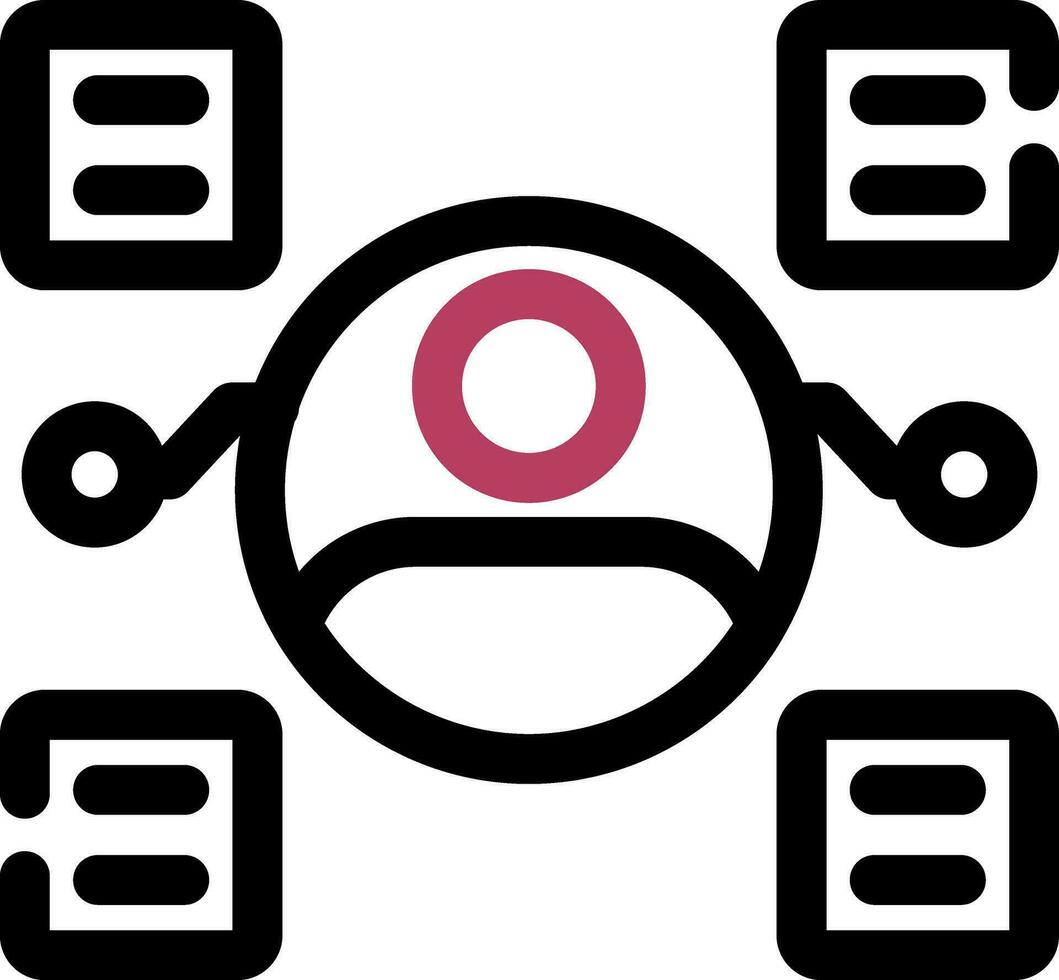 User Predictions Creative Icon Design vector