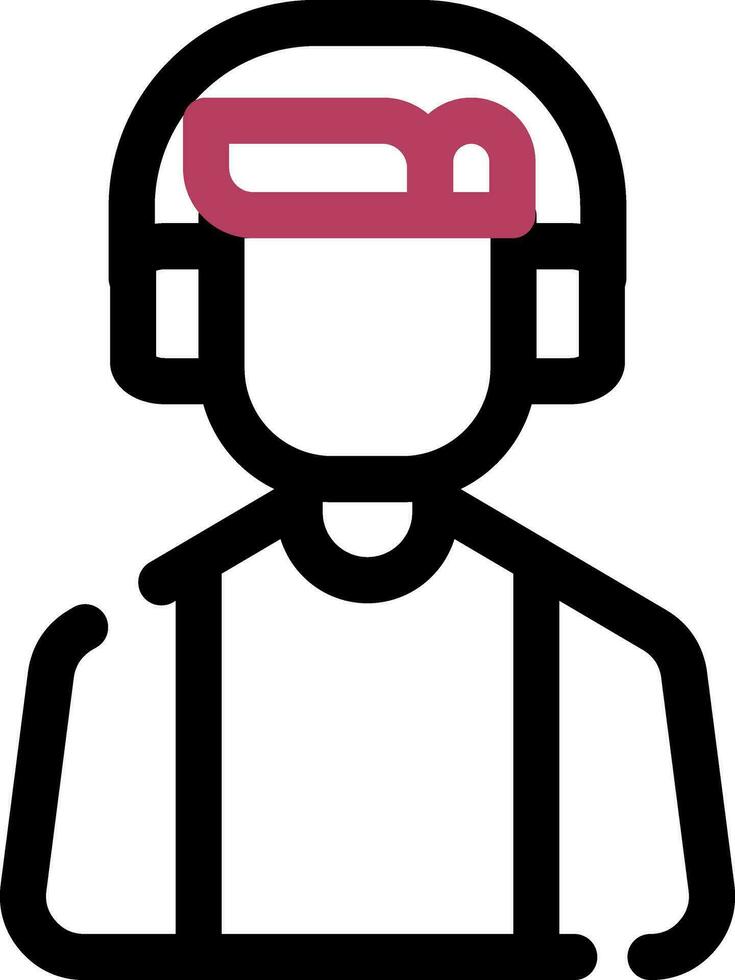 Customer Service Agent Creative Icon Design vector