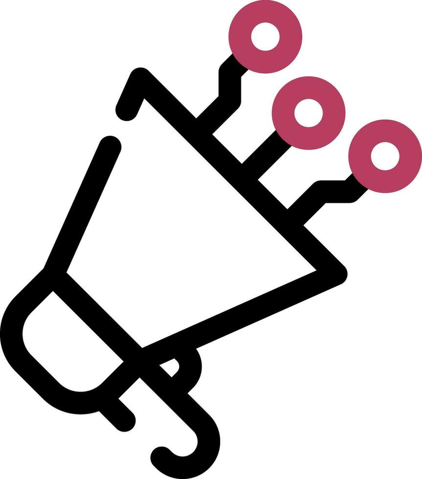 Content Marketer Creative Icon Design vector