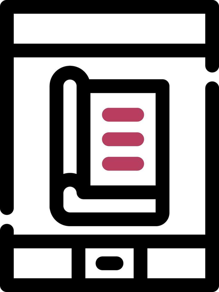 Online Magazine Creative Icon Design vector