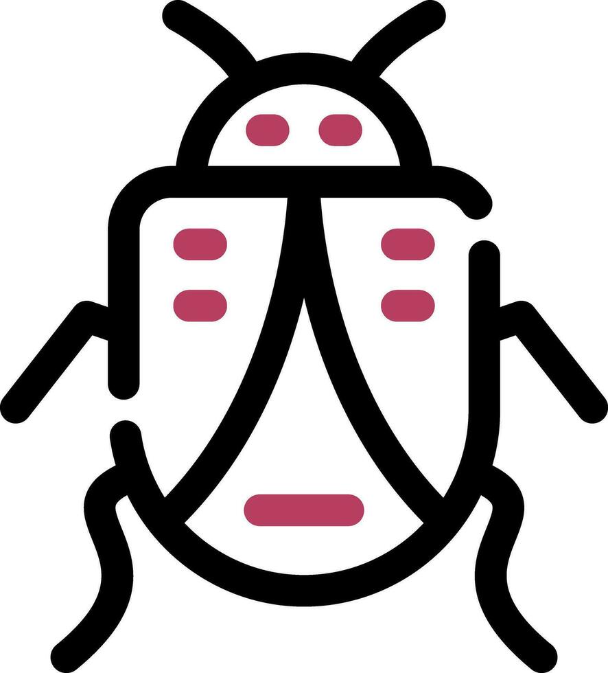Bug Creative Icon Design vector