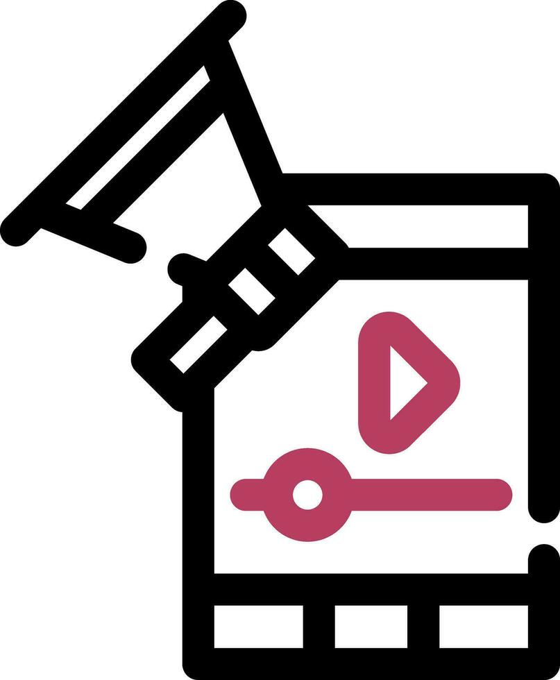 Video Marketing Creative Icon Design vector