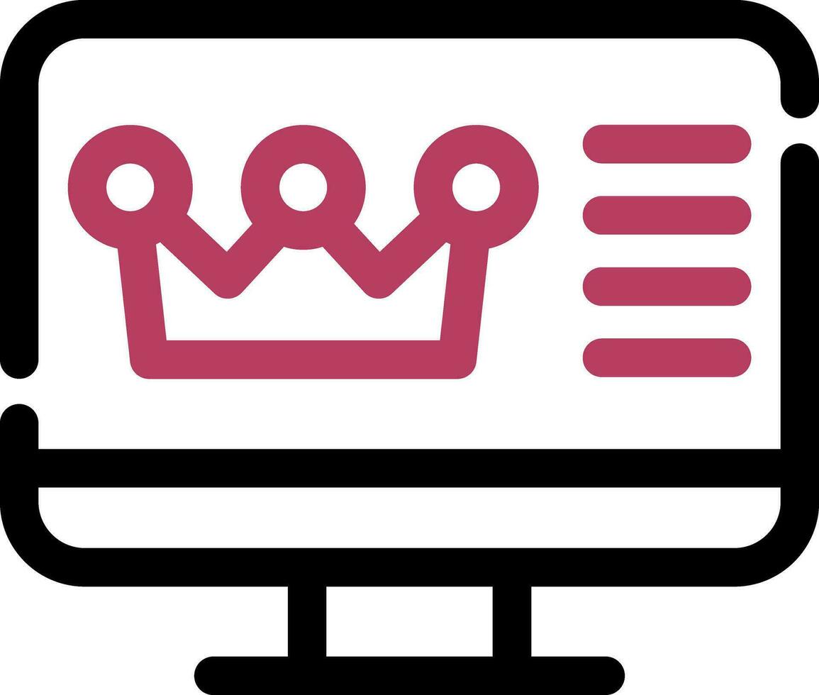 Premium Content Creative Icon Design vector