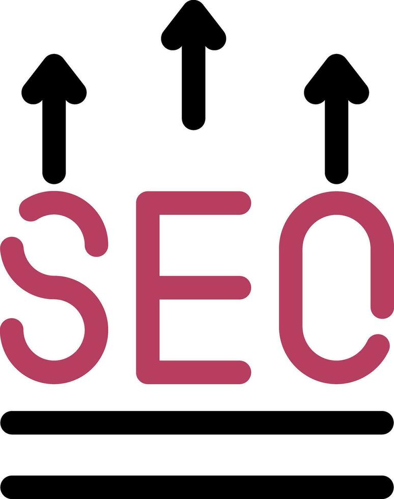 diseño de icono creativo seo vector