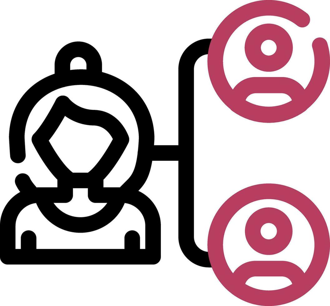Manager Creative Icon Design vector