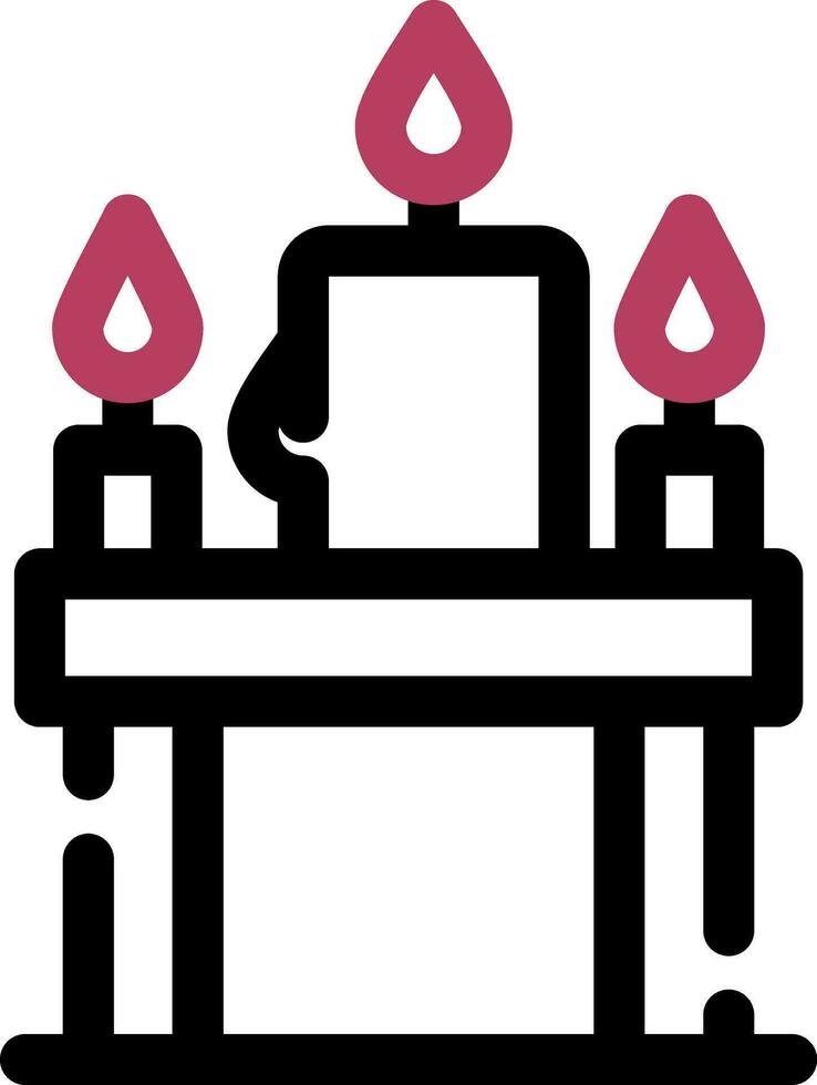 Candles Creative Icon Design vector