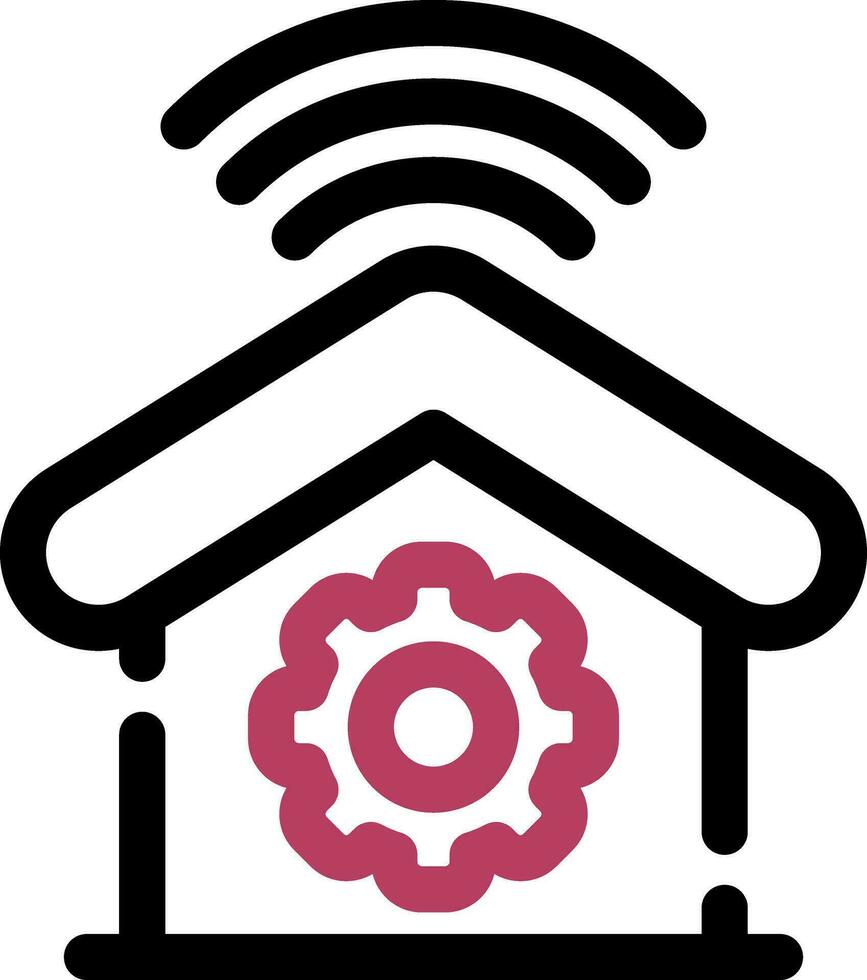 Home Automation Creative Icon Design vector