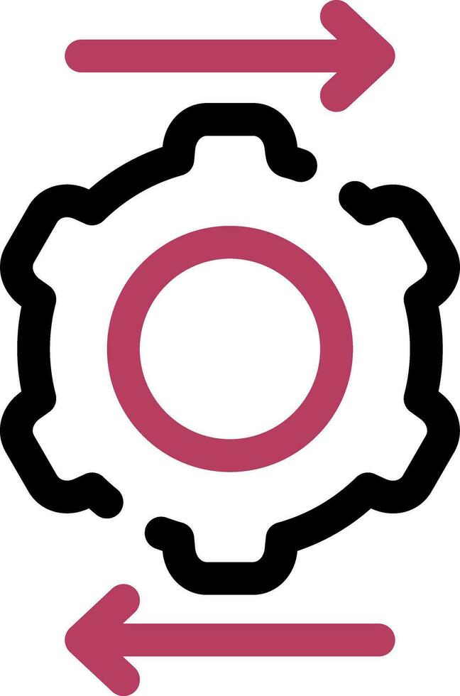 Machine to Machine Creative Icon Design vector