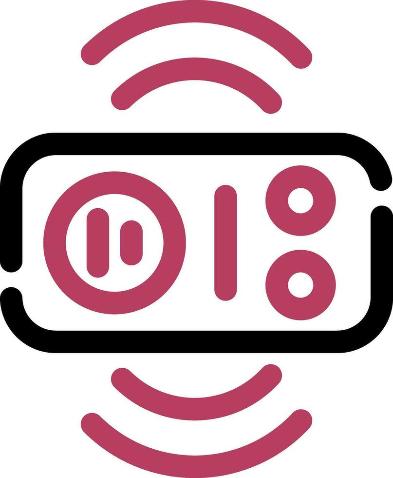 Radio Frequency Identification Creative Icon Design vector