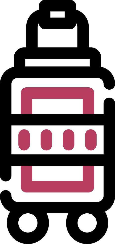 Luggage Creative Icon Design vector