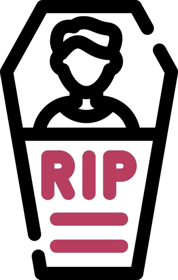 People Coffin Creative Icon Design vector