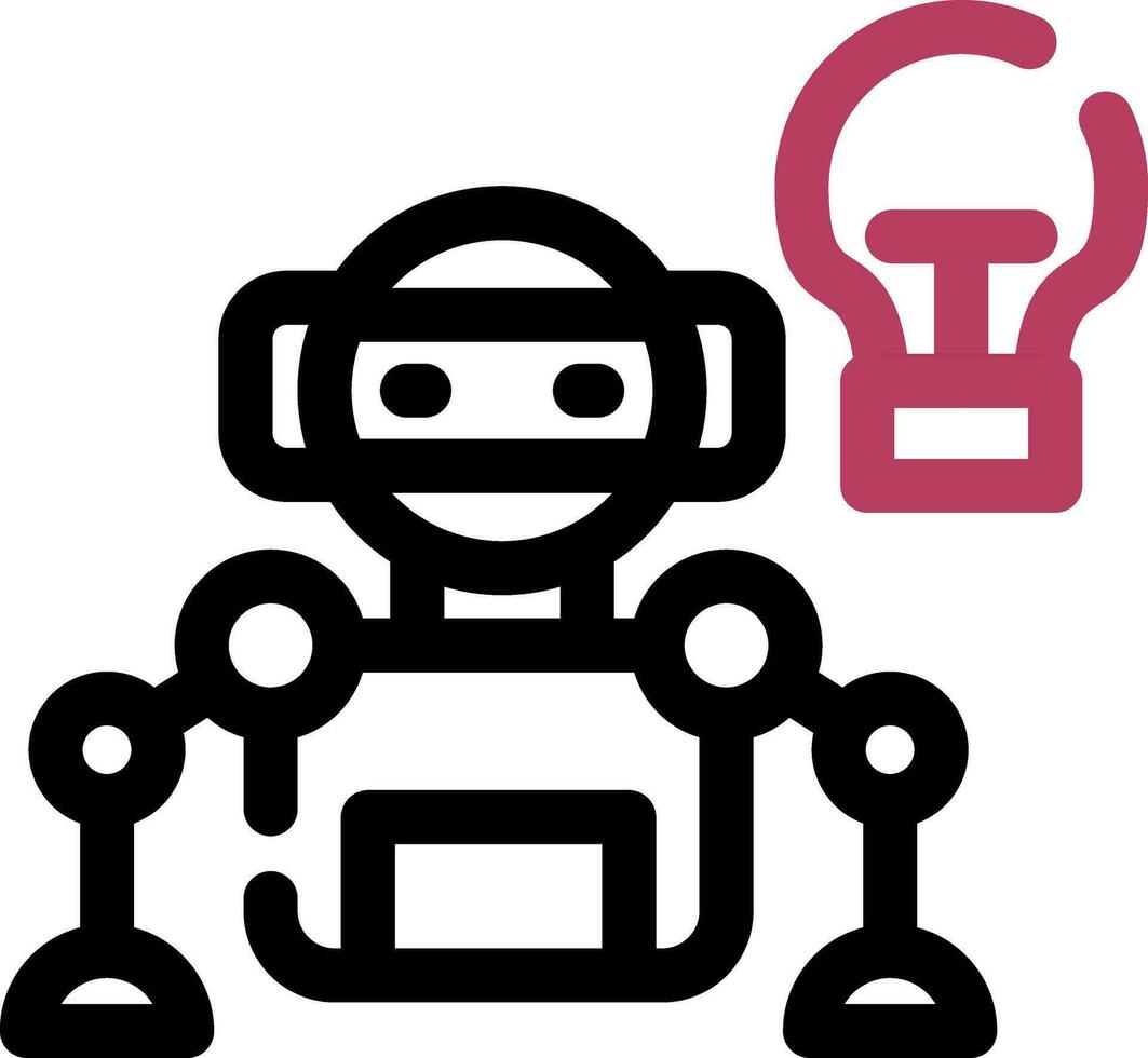 Robotics Creative Icon Design vector