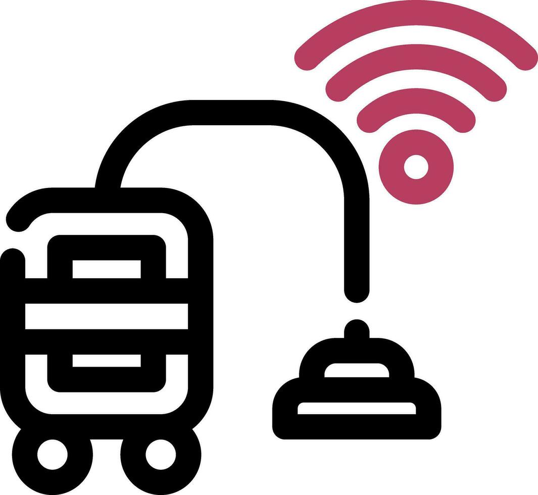 Smart Vacuum Creative Icon Design vector