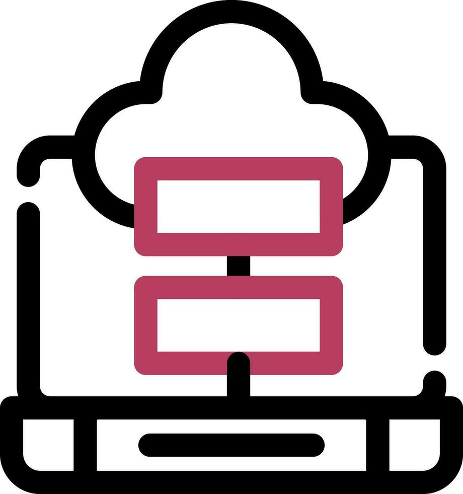 nube almacenamiento creativo icono diseño vector