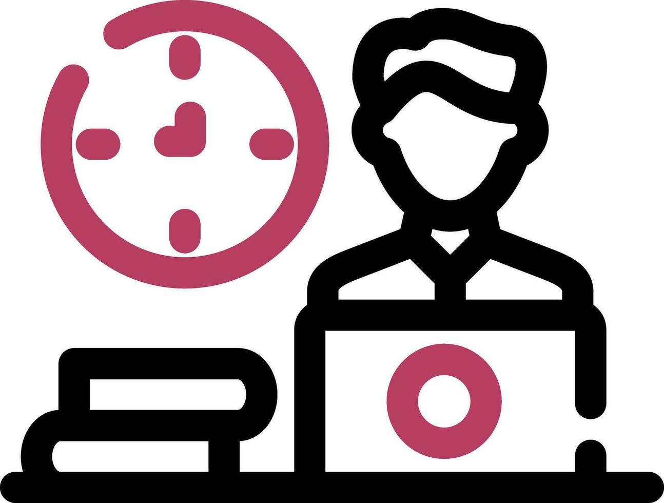 Work Habits Creative Icon Design vector