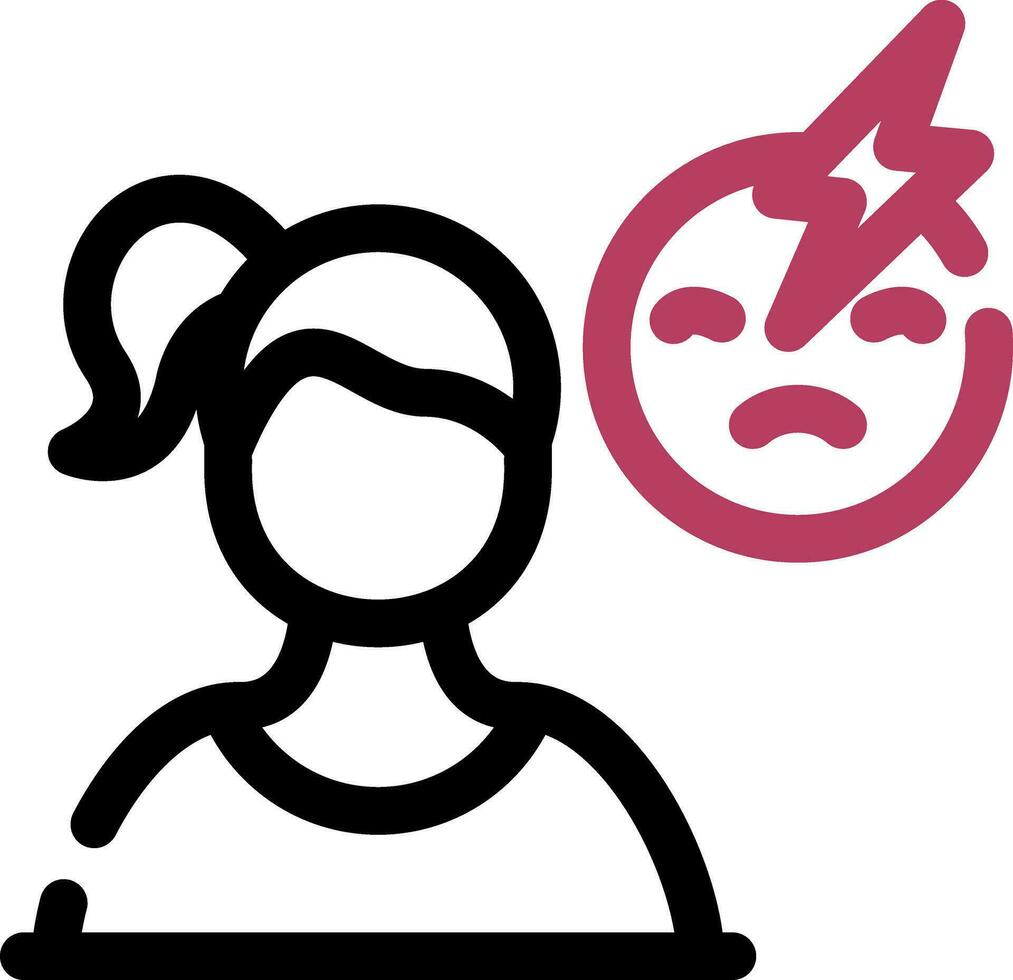 Emotional Abuse Creative Icon Design vector