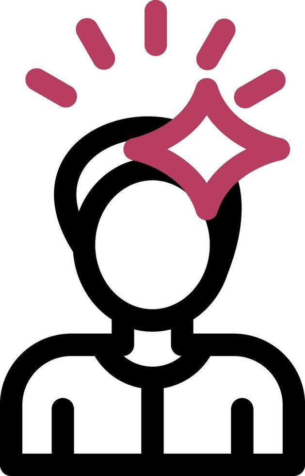Suffering Creative Icon Design vector