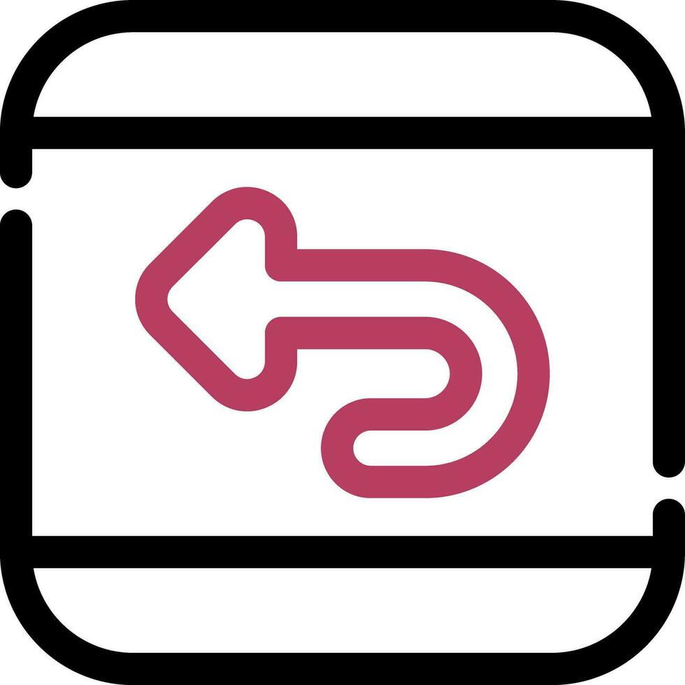 Undo Creative Icon Design vector
