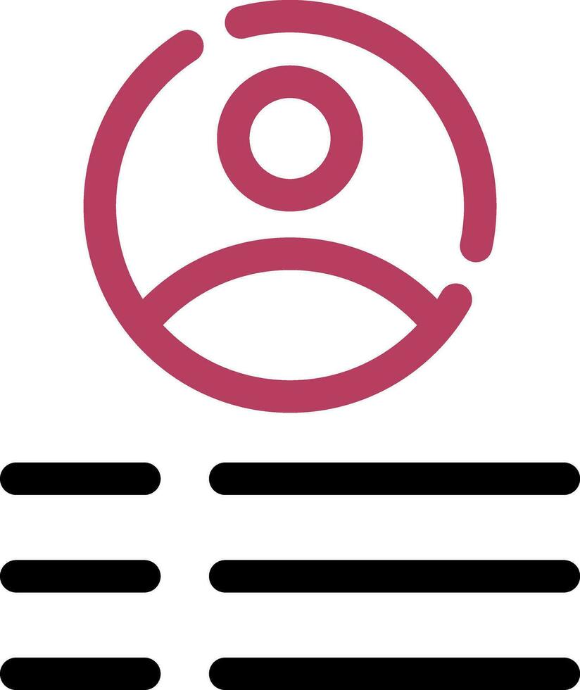 Profile Creative Icon Design vector