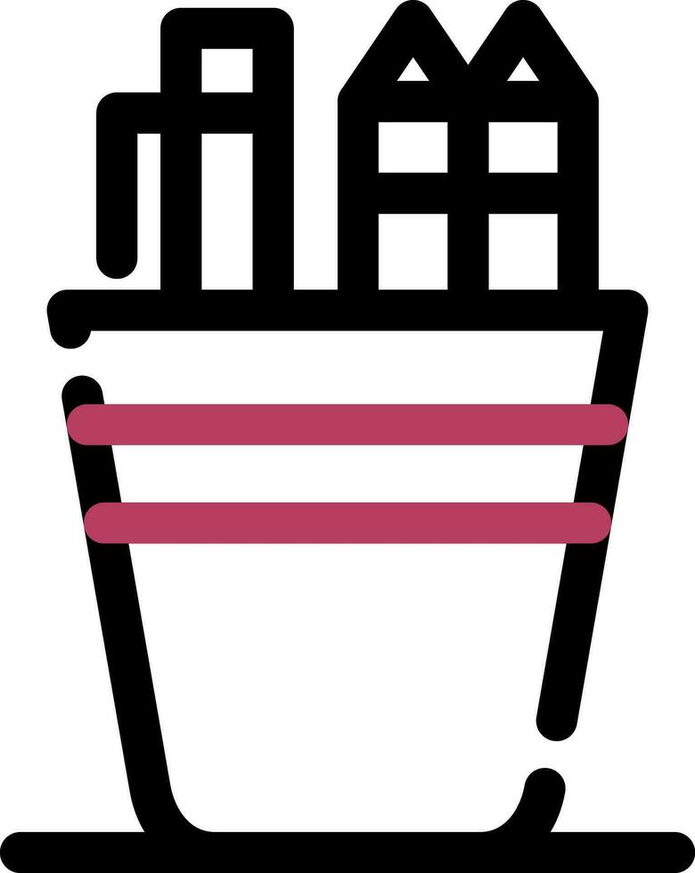 Office Supplies Creative Icon Design vector