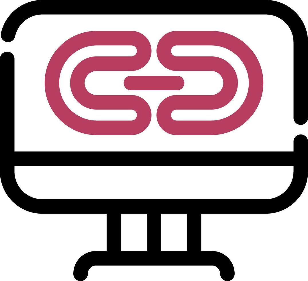 Link Creative Icon Design vector