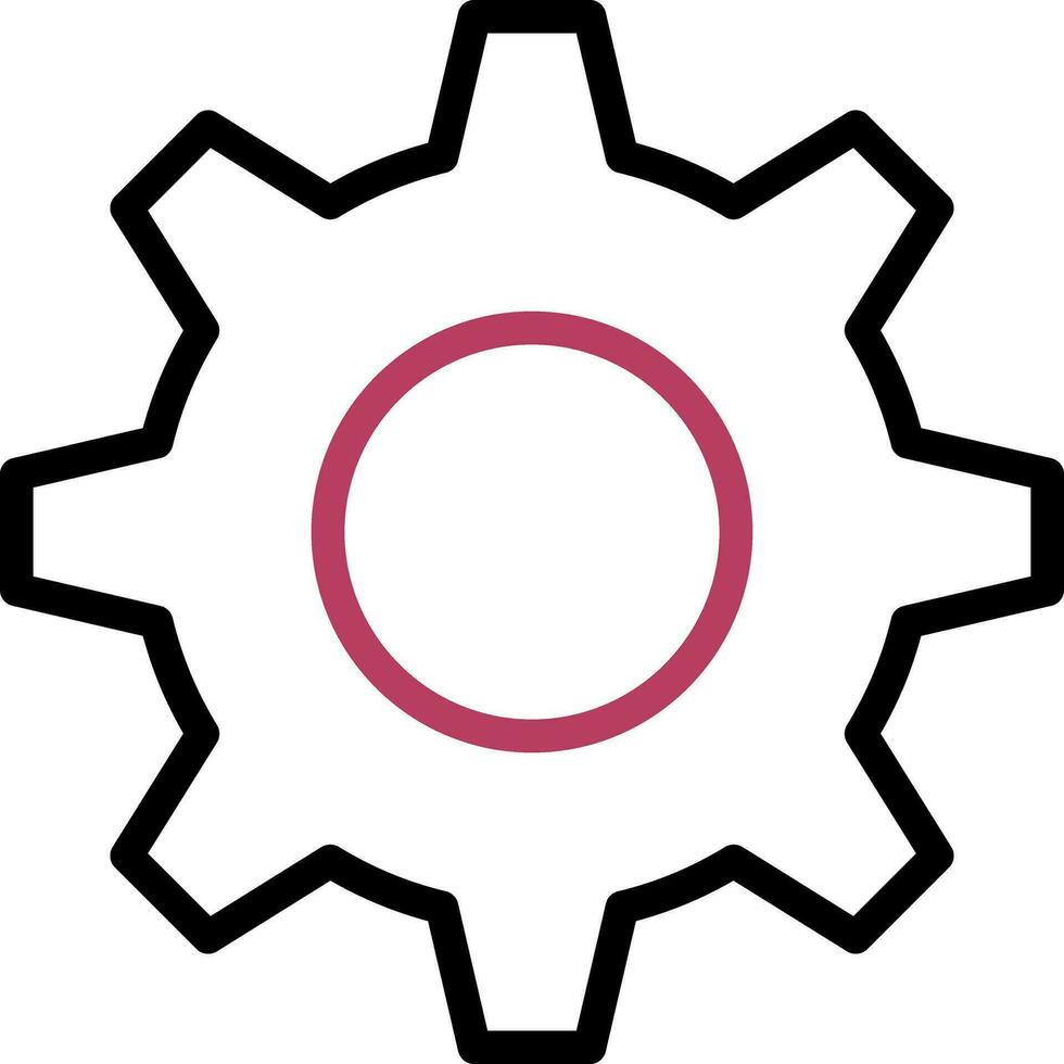 Cog Creative Icon Design vector