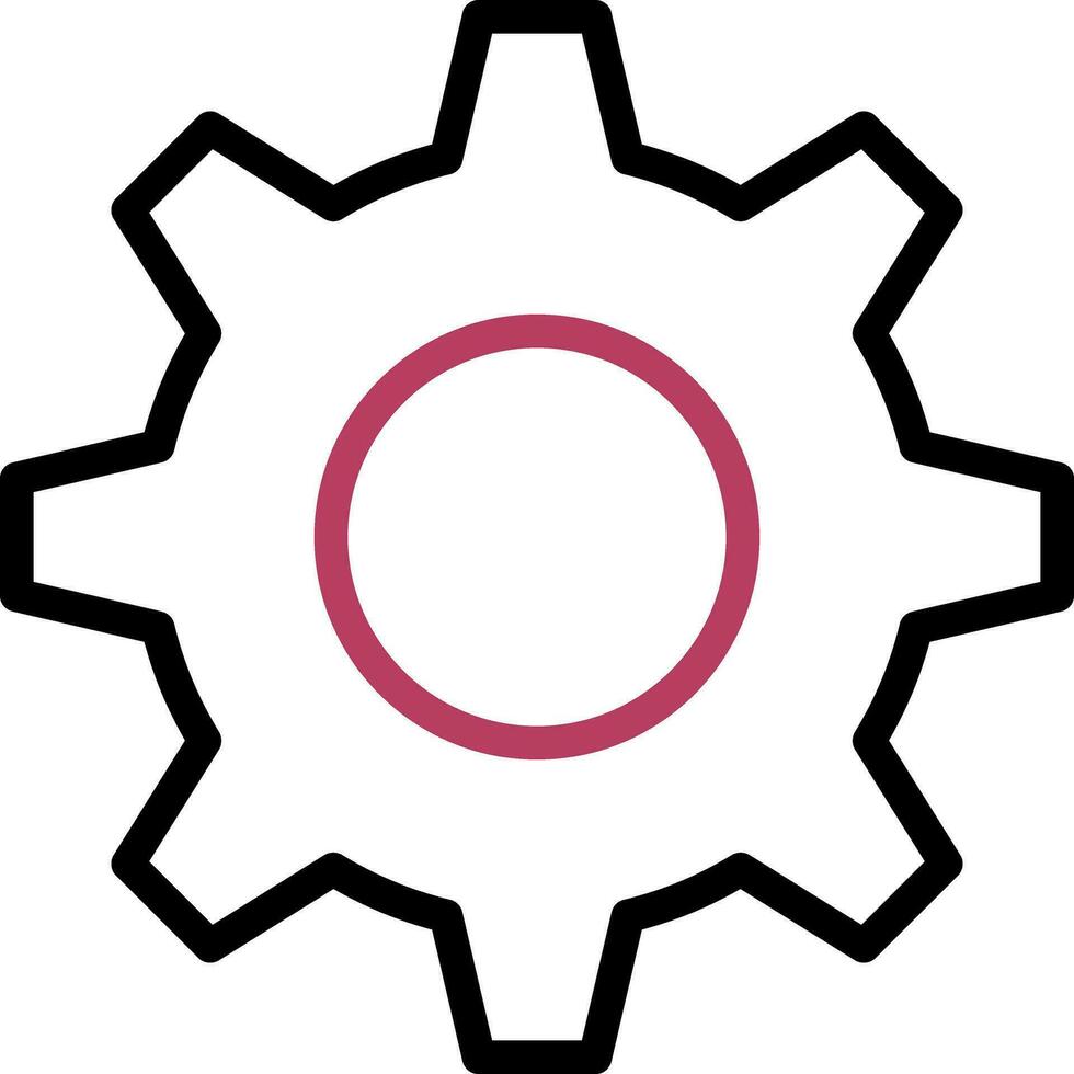 Cog Creative Icon Design vector