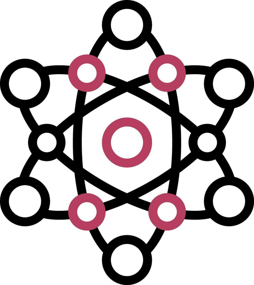 Atom Creative Icon Design vector