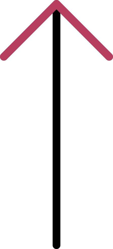 Up Arrow Creative Icon Design vector