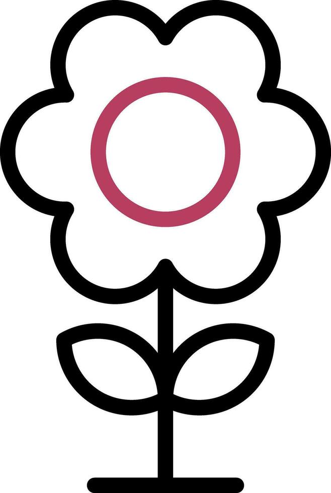 diseño de icono creativo de flor vector