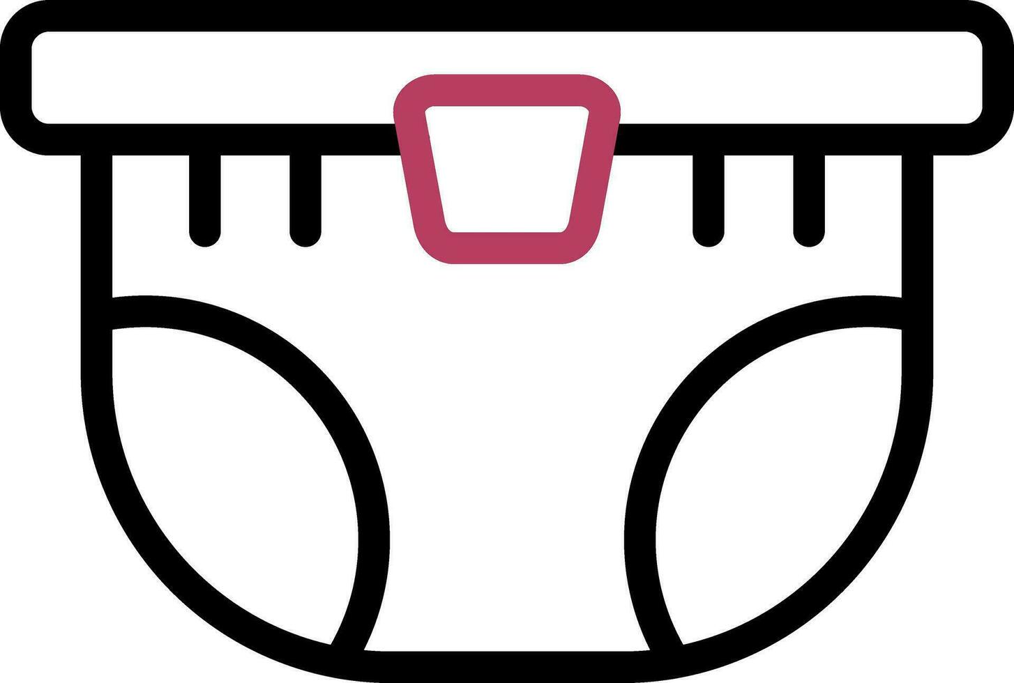 Diapers Creative Icon Design vector