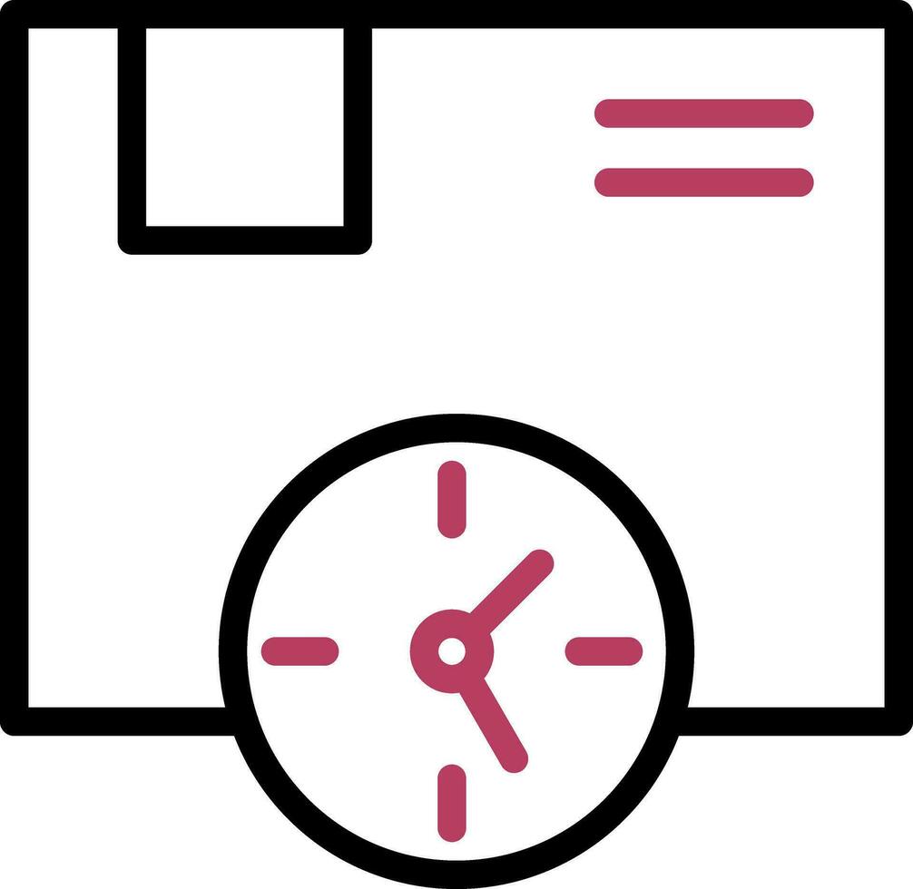 Delivery Time Creative Icon Design vector