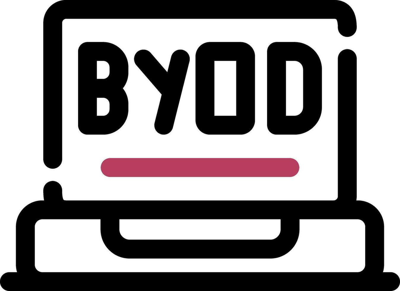 BYOD Tour Creative Icon Design vector