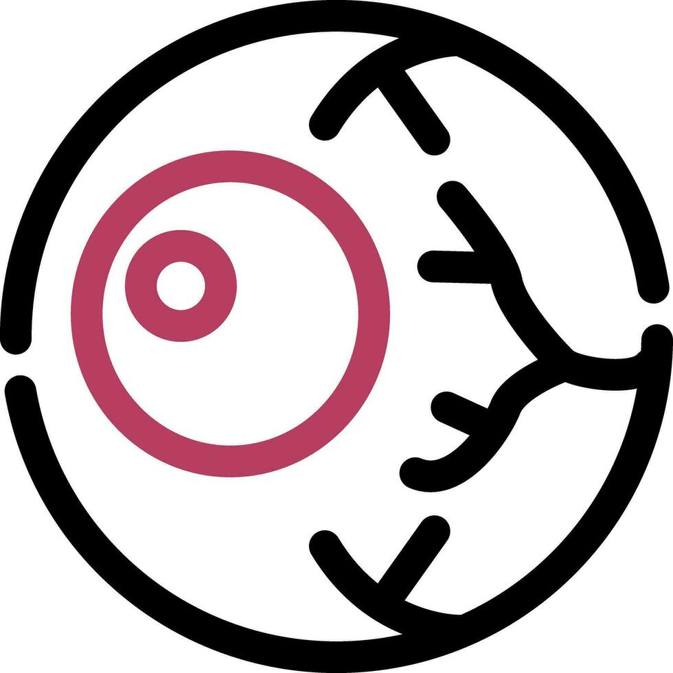 Eyeball Creative Icon Design vector