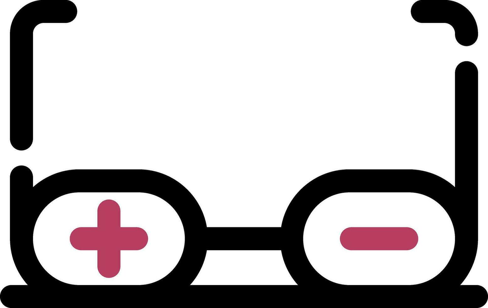 Medical Glasses Creative Icon Design vector