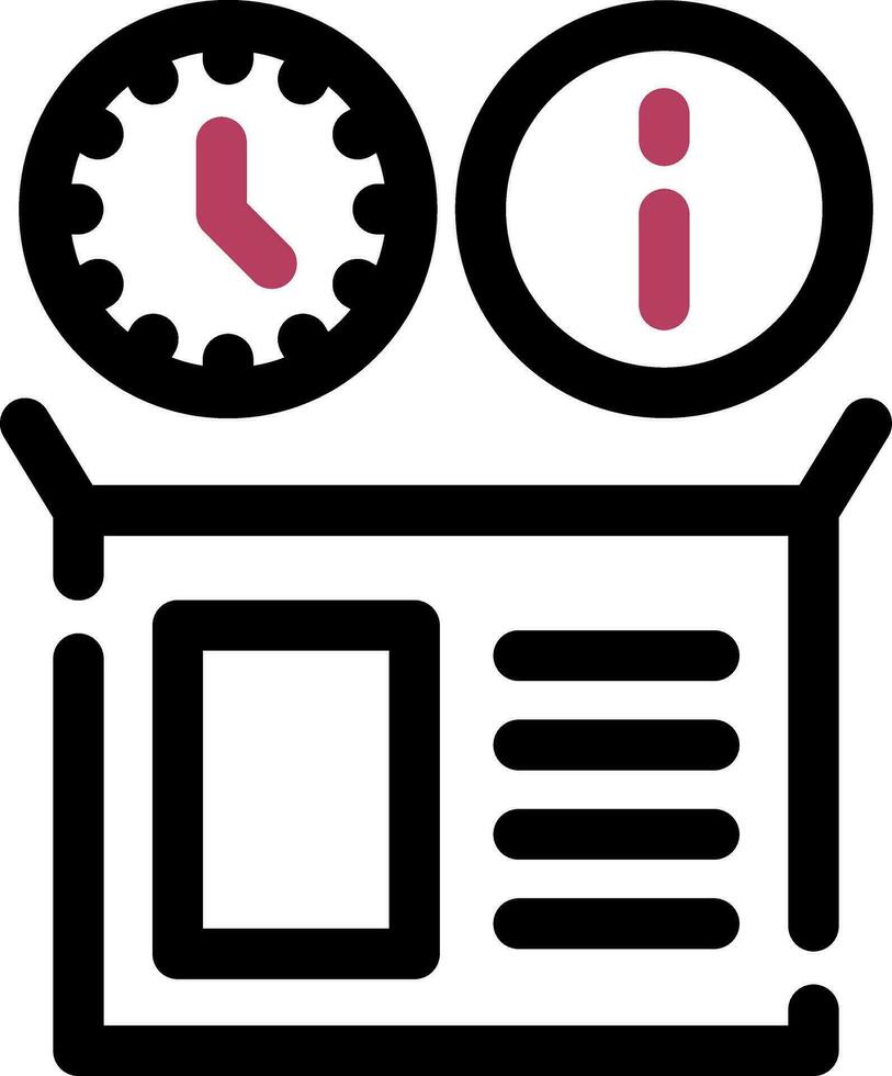 Real Time Inventory Info Creative Icon Design vector